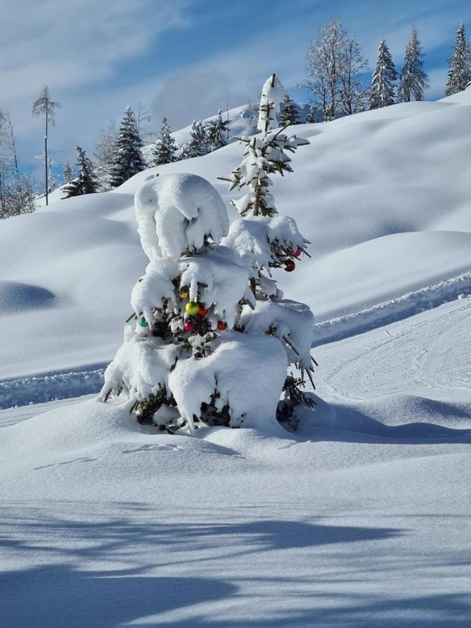 die weisse Wand Weissensee Exterior foto