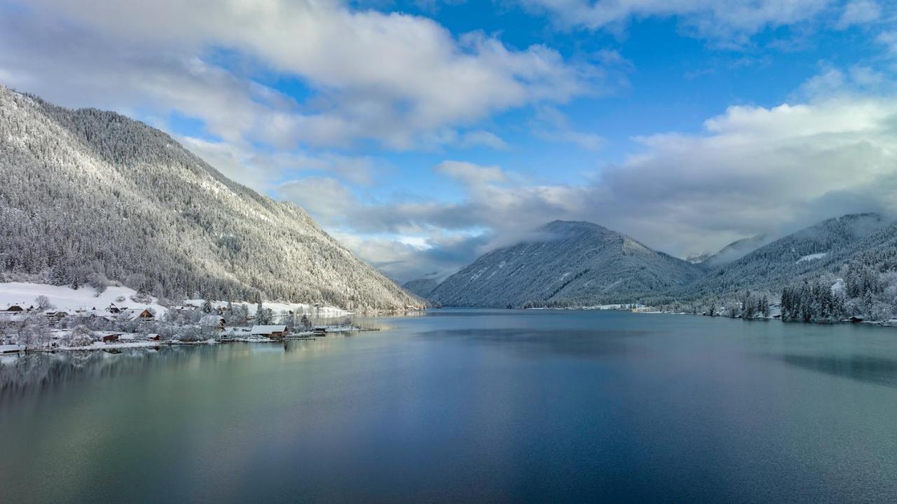die weisse Wand Weissensee Exterior foto